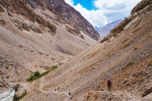 Trekking from Darshai to the Yurt camp